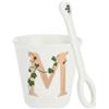 LA PORCELLANA BIANCA - Unico Bicchierino "M" con Cucchiaino 75ml