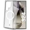 Celly Custodia per cellulare bianco trasparente Galaxy S24 Ultra