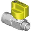 TECO Valvola Diritta G2 Con Dispositivo Salvavita FIREBAG - Versione Filettata Per Gas e Tubi Flessibili - Cod. G2T100C00