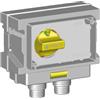 TECO Valvola di Intercettazione Linee Gas Da Incasso Modello K 2.1 - Connessioni ad "U" - Cod. K201BC10100