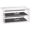 Ad Trend Contenitore Portaoggetti 2 Cassetti 19 x 12 Cm H 10 Cm Trasparente