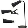 L'Arcolaio Lampada Triangle da Lettura a led 14,5 x 6,5 x 38,2 Cm Nero