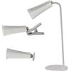 L'Arcolaio Lampada Triangle da Lettura a led 14,5 x 6,5 x 38,2 Cm Bianca
