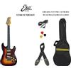 EKO ST300 SUNBURST Chitarra elettrica tipo STRATOCASTER KIT CON BORSA e TRACOLLA