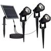 V-TAC LAMPADA CON PICCHETTO 3X1.2W B.CALDO CON PANNELLO SOLARE NERO IP65 VT-11032 -LED20489