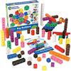 Learning Resources Big Builders MathLink Cubes - Set di Costruzione Educativo, 200 Pezzi, Colori e Forme Varie, Sviluppo Abilità Matematiche e Motorie per Bambini di 5+ Anni