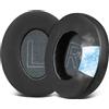 SOULWIT Cuscinetti auricolari in gel di raffreddamento di ricambio per Anker Soundcore Life 2 (non adatto a Life 2 Neo)/Q20/Q20+/Q20I/Q20BT, schiuma ad alta densità per l'isolamento dal rumore-Nero