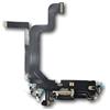 TY BETTERY® Connettore di Ricarica Compatibile con iPhone 14 PRO Max - Dock Charging Flex con Parti elettriche (Nero)