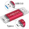 LEIZHAN Chiavetta USB Tipo C 256GB,Flash Drive USB 3.0 OTG Memory Stick per Telefono Huawei Samsung Android Tablet Mac PC-Rosso