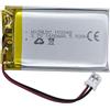 HXJNLDC CC 3.7V 1600mAh 103048 li-ion Lithium Ion Polymer Battery Replacement per DIY 3.7-5v prodotti della batteria,Luce LED, altoparlante Bluetooth