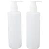 Tyenaza 2 Pezzi Flacone Dispenser a Pompa, Flacone di Ricambio Scalda Olio per Massaggi 250ml Bottiglie Ricaricabili per Pompa Shampoo Professionale per Olio Essenziale Sapone