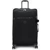 Kipling DARCEY UP L Borsone grande con ruote, Upright, Black Noir (Nero)