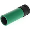 GEDORE Red Chiave a Bussola per Cerchi in Lega per Avvitatore con Boccola Protettiva, 1/2 pollici, 12.5 mm, Esagonale, 19 mm, Verde Traffico, Auto e Officina, K19 LS 19