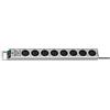 Brennenstuhl Multipresa Super-Solid H05VV-F 3G1.5 da 2,5 m con protezione contro le sovratensioni, 13500 A, sistema plug-in francese