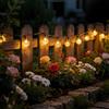 HHMTAKA Luci solari impermeabili per esterni fata 50 LED 8 modalità 9,5 m/31 piedi luci da giardino a sfera di cristallo per interni ed esterni, per giardino, patio, cortile, casa, feste di Natale