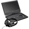 Lenco, Lettore DVD Portatile 10" con Porta USB / SD / Jack 3.5mm Multilingue