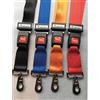 GIMA SET DI 4 CINTURE DI SICUREZZA CON GANCIO - poliestere 4 colori - estremità con gancio, fibbia in metallo
