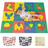 Hakuna Matte Tappeto Puzzle per Bambini con Animali del Safari | 12 Piastrelle in Schiuma 20% più Spesse e Morbide con Custodia | per Imparare e Giocare | 100% Sicuro, Non Tossico, Inodore