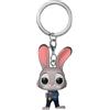 Funko Pop! Keychain: Zootopia 2 - Judy Hopps - Mini Figura in Vinile da Collezione Novità Portachiavi - Riempitivi per Calze - Merchandising Ufficiale - Cartoon/Animation Fans - Minifigure