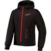 Alpinestars Felpa Casual Alpinestars RADIUM TECH Nero Rosso Brillante