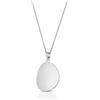 Mewo - Collana Diana con Pendente in Acciaio Rodiato NCWM170.R