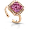 Mewo - Anello Solitario con Corona di Swarovski
