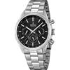 Festina - Orologio Timeless Chronograph con Bracciale in Acciaio Nero F16820/4