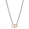 Mewo - Collana Double Heart con Strass NCWM230RG