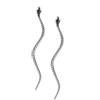 Vitae Gioielli - Orecchini Wild in Argento Serpente Allungato LWOLSBR