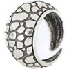 Vitae Gioielli - Anello Luxury Wild Texture Coccodrillo Argento LWACAU-ARG
