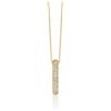 Miluna - Collana con Pendente di Diamanti Pavè in Oro Giallo CLD4809G