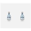 Mikiko - Orecchini 18K acquamarina goccia 6x4 ct.0,60 MO502604AM