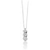 Miluna - Collier Oro 750‰ con 3 diamanti naturali, 39pt, CLD4144-039G7