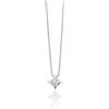 Miluna - Collier Oro 750‰ con 1 diamante naturale, 15pt, CLD2937-015G7