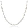 Miluna - Collana Argento 925‰ con perle vere riso bianche 5-5,5mm, PCL6652B