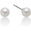 Miluna - Orecchini Oro 750‰ con perle vere bianche 6-6,5mm, PPN665BMV3