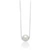 Miluna - Collier Oro 375‰ con perla bianca 6,5-7mm, PCL6460BX