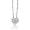 Miluna - Collana in Argento a Cuore con Topazi CLD5079