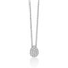 Miluna - Collana con Ciondolo Goccia Argento CLD5082