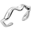 Breil - Anello Zig Zag Silver Taglia 12-16 TJ3911