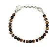 Vitae Gioielli - Bracciale Argento Onice Occhio di Tigre e Legno SHBR09
