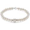Miluna - Bracciale di Perle con Dischi di Diamanti e Oro Bianco PBR3073V