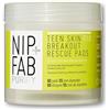 NIP & FAB Nip + Fab Teen Skin Fix Zero Breakout Rescue Pads, Esfolianti per il viso, Acido salicilico, Amamelide, Estratto di Wasabi antiossidante, Acido BHA, Pori puliti, Niente brufoli, 60 pezzi