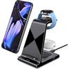 Wustentre Caricatore Wireless para Google Pixel Watch 3/2, 3 en 1 Wireless Stazione di Ricarica para Pixel 9a/9 XL/9/8a/8/7/6/5/4 & Pixel Buds Pro/2