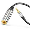 Sonero® premium Adattatore per cuffie, 0,20 m, jack da 3,5 mm a jack da 6,3 mm, nero