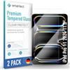 smartect Vetro Temperato [2 Pezzi, Clear] compatibile con iPad Pro 2024 11.0, Pellicola Protettiva HD Anti Graffio, Senza Bolle, Durezza 9H, 0.3mm Ultra Trasparente, Ultra Resistente