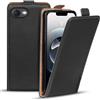 Verco Flip Cover per iPhone 16e Case, Flip Style Custodia per iPhone 16e, Custodia verticale pieghevole per cellulare, nero