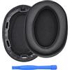 MMOBIEL Cuscinetti Auricolari di Ricambio per Sony WH-H900N / Sony MDR-100ABN Cuffie di MMOBIEL - Memory Foam Protein PU Cuscinetti - Padiglioni Cuffie - Nero