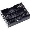 GBC Portapile per 3 stilo (aa) con presa polarizzata