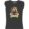 thedifferent T-Shirt Maglietta Donna Fiammata Nuova Grafica Santa Pazienza Immagine Divertente Fashion Moda Idea Regalo